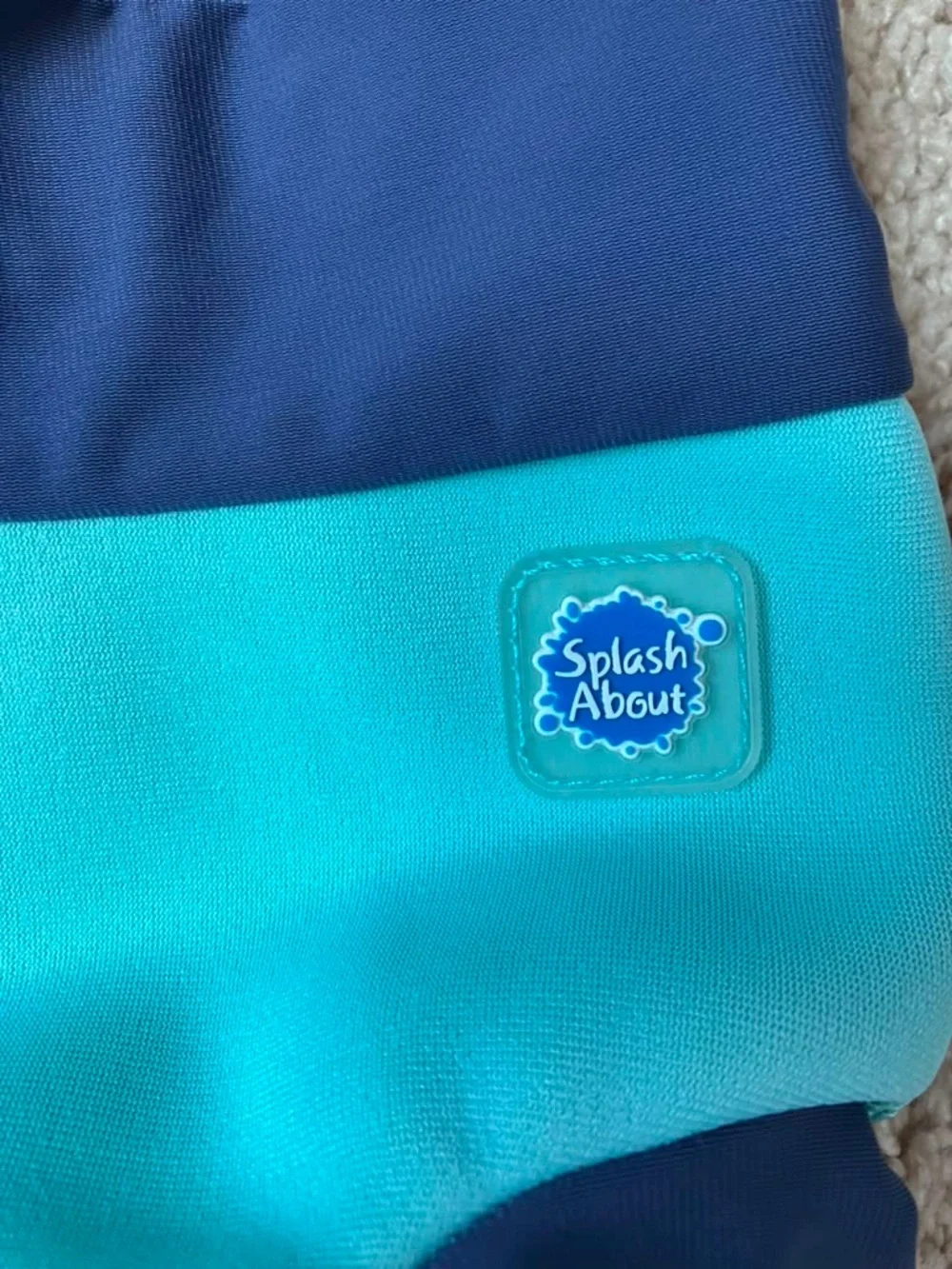 Happy Nappy Splash About Aqua & Navy Reusable Kids Swim Diaper
